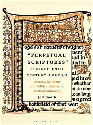 cover image of Perpetual Scriptures in Nineteenth-Century America